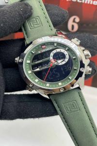 ساعت مچی مردانه ناوی فورس سبز سیلور NAVIFORCE  NF9208