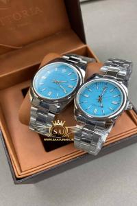 ست ساعت رولکس صفحه تیفانی ROLEX 2029 S4