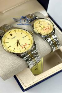 ست کلاسیک سیتیزن صفحه طلایی CITIZEN 1395