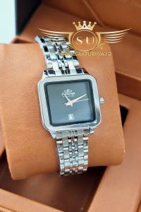 ساعت زنانه 4 گوش الگانس صفحه  مشکی ELEGANCE 8554