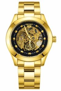 ساعت زنانه اتومات بدون باطری سیکو طلاییSEIKO 5